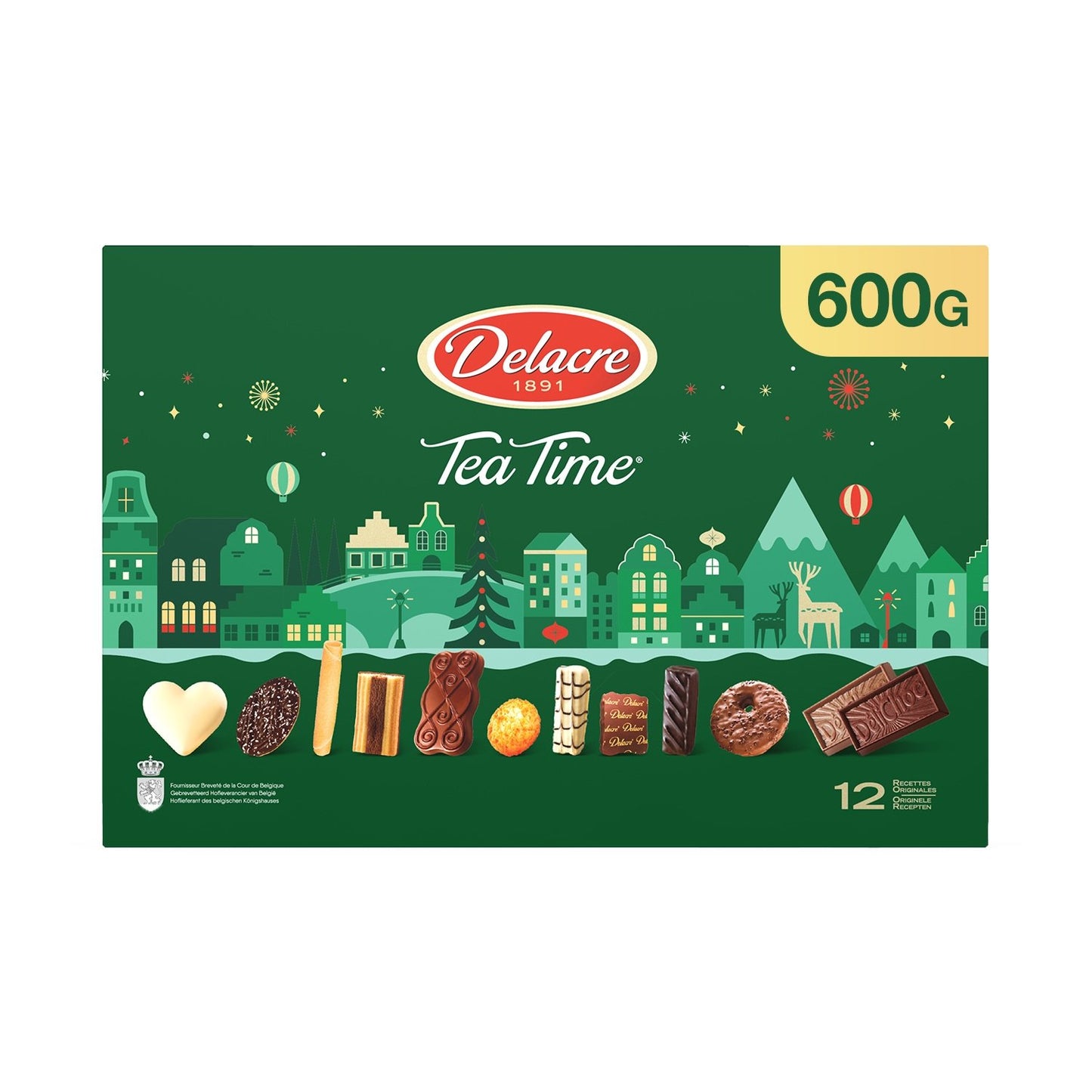 DELACRE Christmas Tea Time Biscuit Assortment