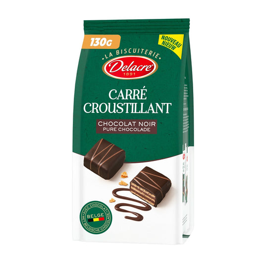 Biscuits Carré Croustillant DELACRE le paquet de 130g