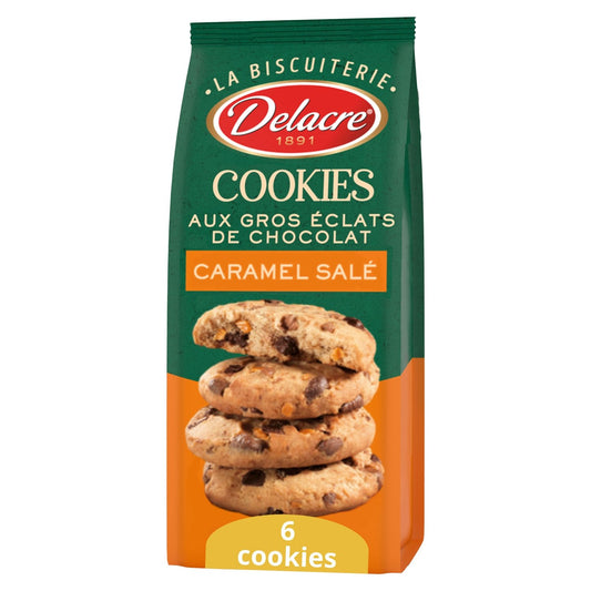 Cookies Caramel Salé DELACRE le paquet de 136g