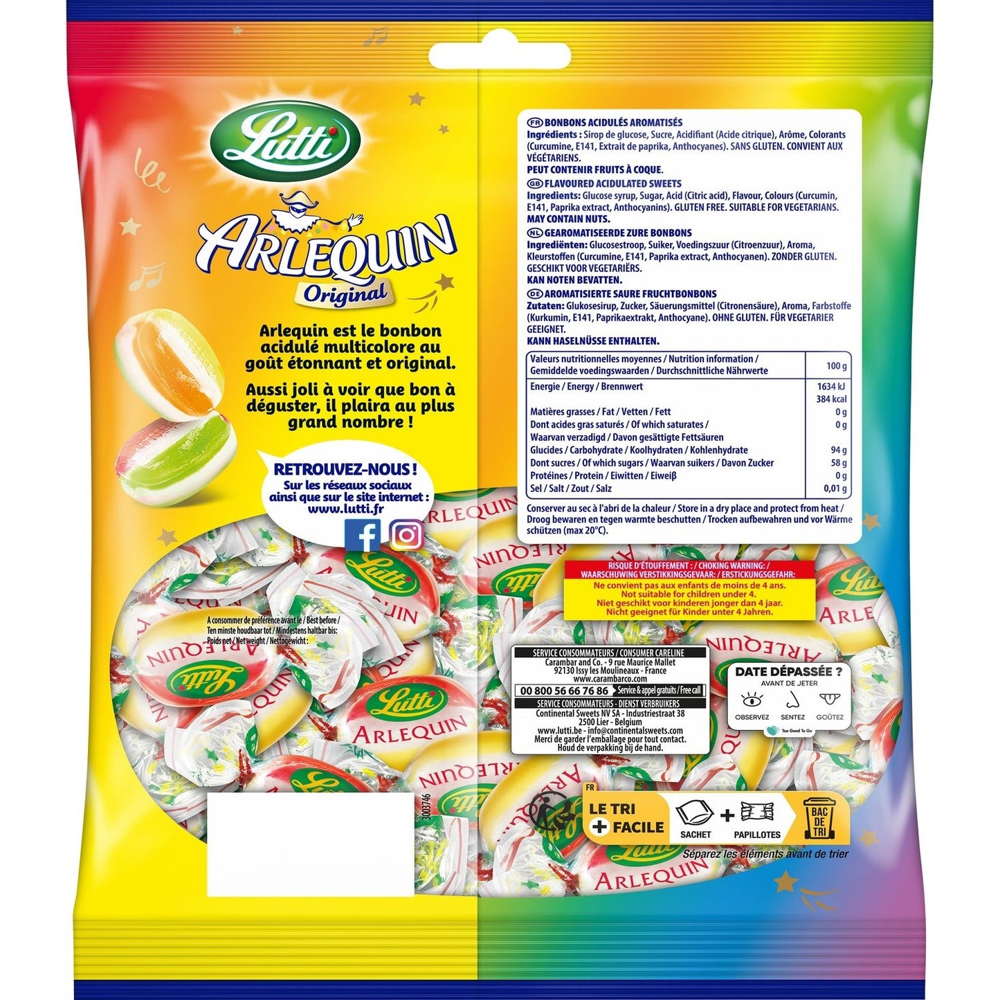 Bonbons Arlequin Original LUTTI