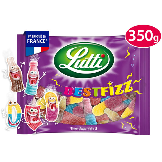 Bonbons Assortiment Bestfizz Piquants LUTTI