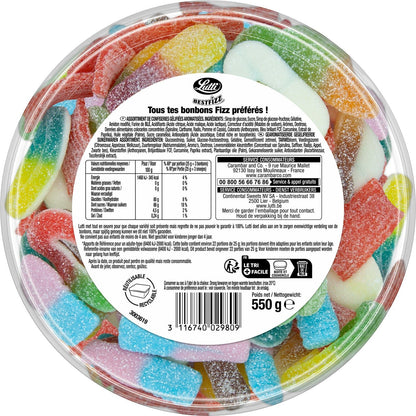 Bonbons Assortiment Bestfizz Piquants LUTTI