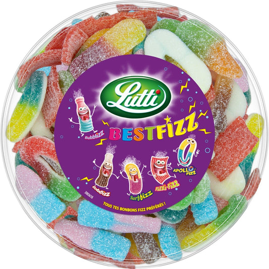 Bonbons Assortiment Bestfizz Piquants LUTTI