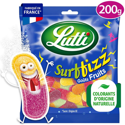 Bonbons Surfizz Piquants aux Fruits LUTTI