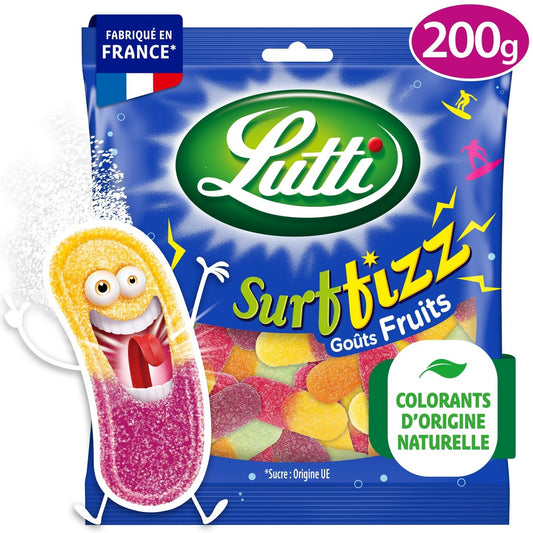 Bonbons Surfizz Piquants aux Fruits LUTTI