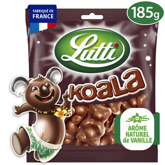 Bonbons Koala Lait Guimauve au Chocolat au Lait LUTTI Le sachet de 185G