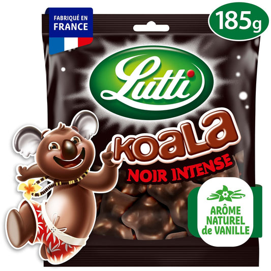 Bonbons Koala Chocolat Noir LUTTI le sachet de 185g