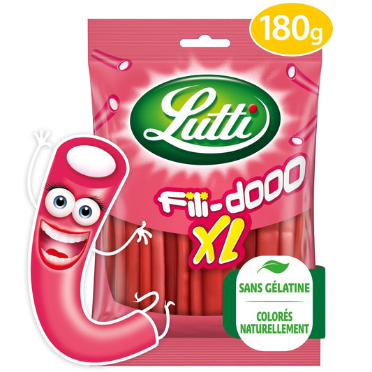 Bonbons Filidoo Xl à la Fraise LUTTI Le sachet de 180G