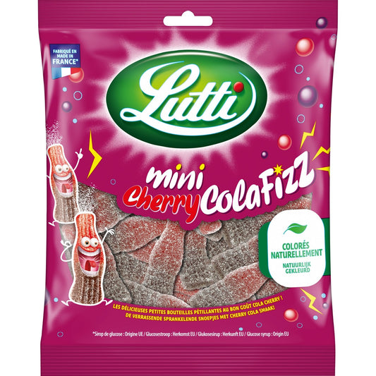 Bonbons Mini Cherry Colafizz LUTTI le paquet de 100g