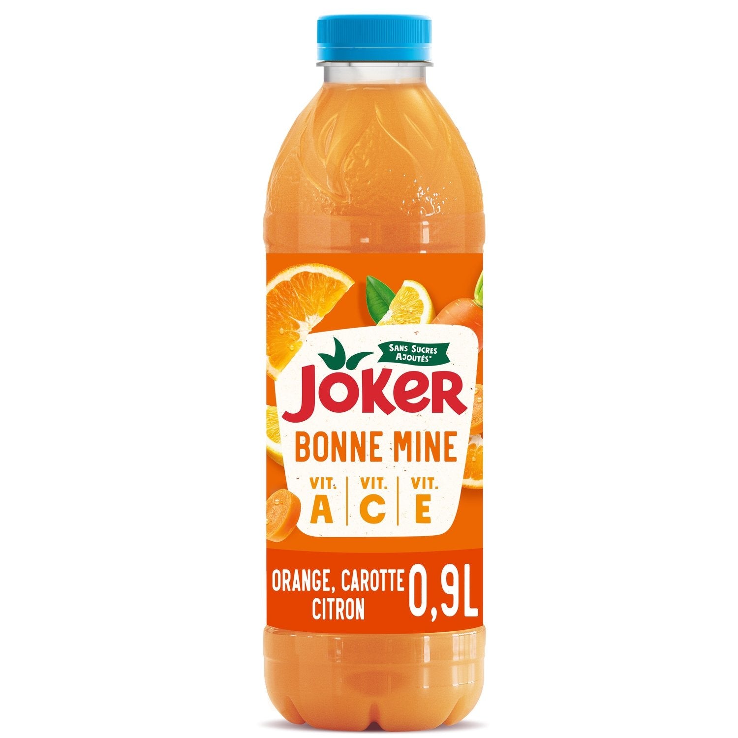 Jus de Fruits Orange Carotte et Citron JOKER la bouteilles de 90cL