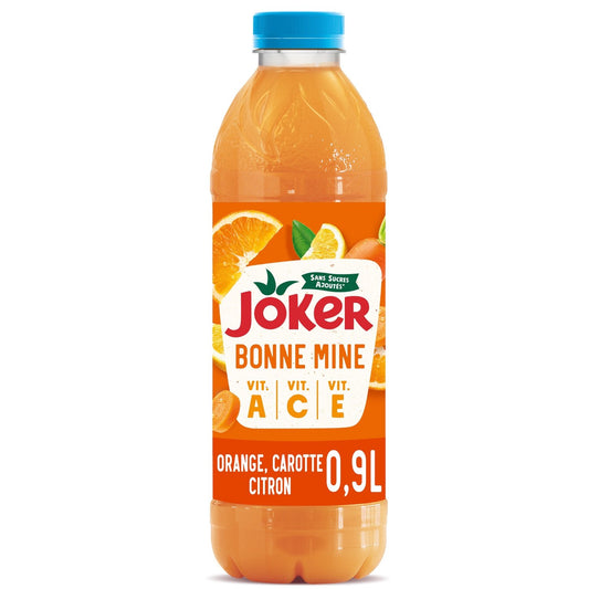 Jus de Fruits Orange Carotte et Citron JOKER la bouteilles de 90cL