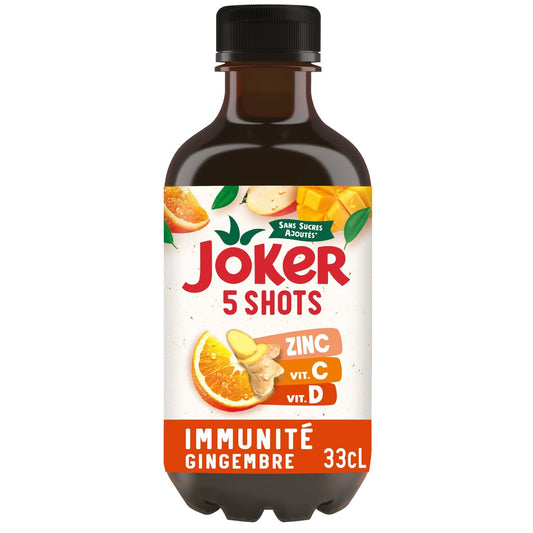 JOKER No Added Sugar Ginger Immunity Shots