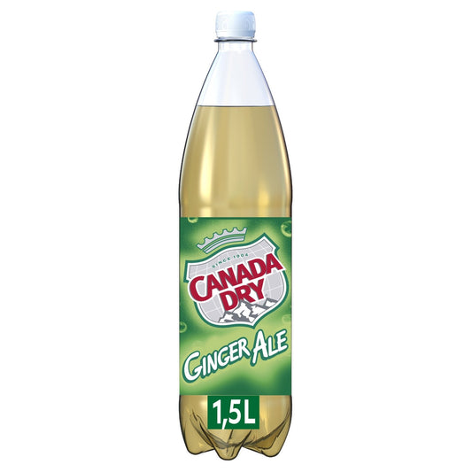Soda Ginger Ale au Gingembre CANADA DRY la bouteille d'1,5L