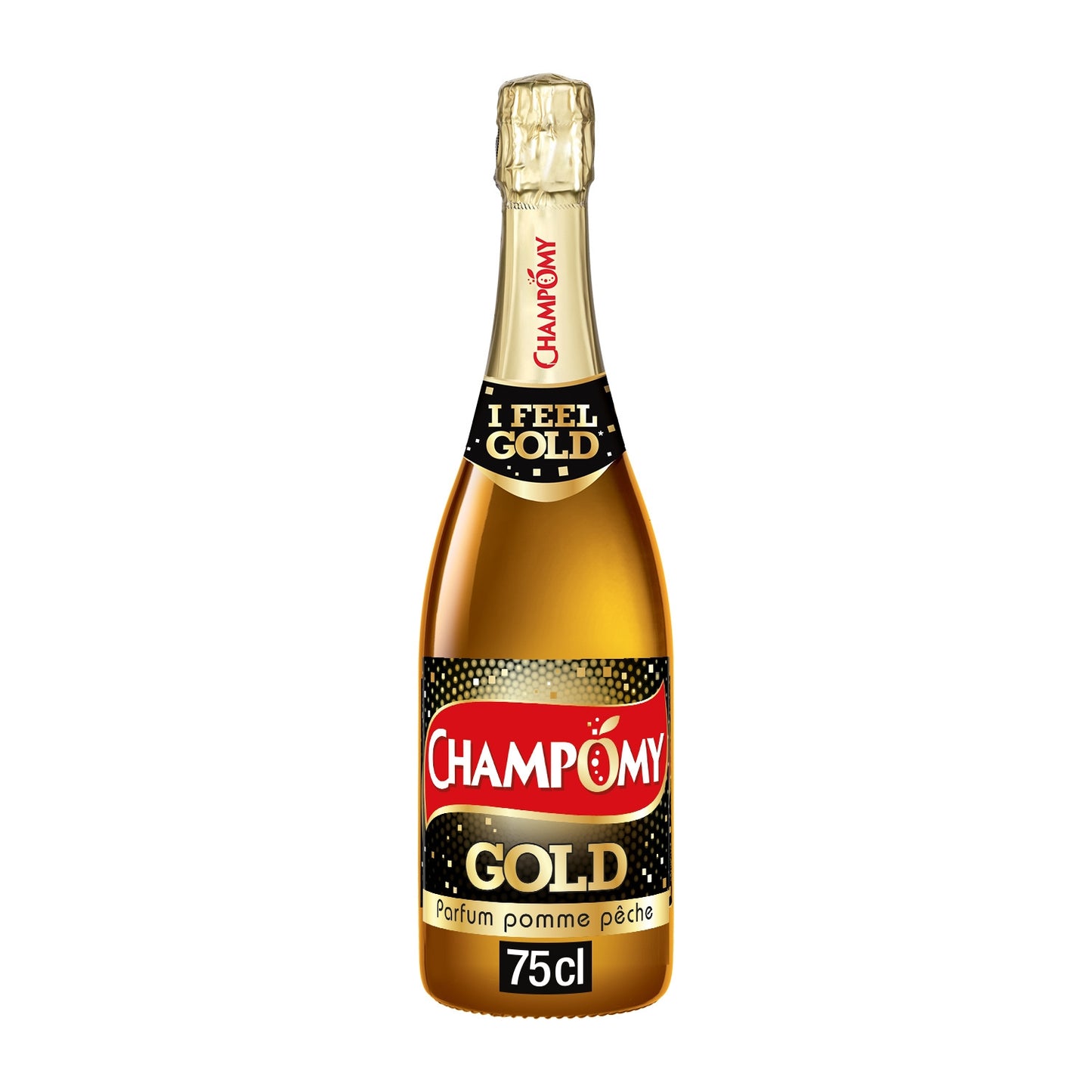 Jus de Pêche et Pomme Pétillant Gold CHAMPOMY 