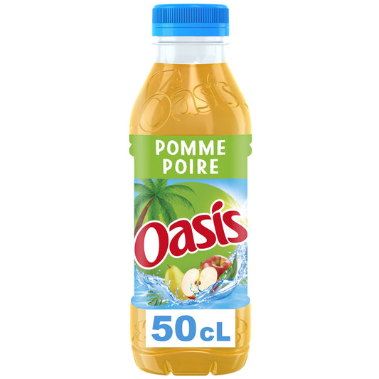 Boisson aux Fruits Pomme et Poire OASIS la bouteille de 50cL