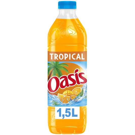 Boisson aux Fruits Tropical OASIS la bouteille d'1,5L