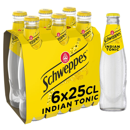 SCHWEPPES Indian Tonic Soda with Quinquina Bark Extract