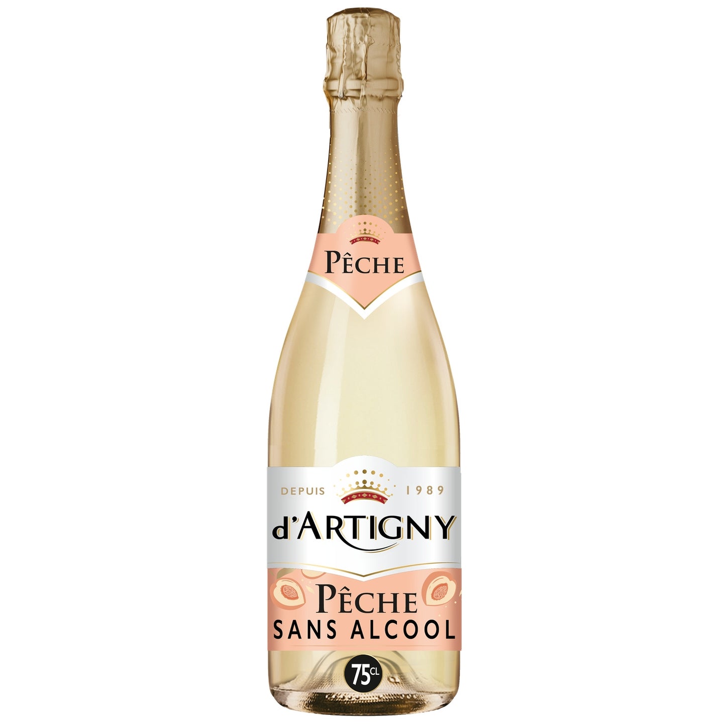 Boisson Effervescente Sans Alcool Saveur Pêche D'ARTIGNY 
