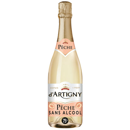Boisson Effervescente Sans Alcool Saveur Pêche D'ARTIGNY 