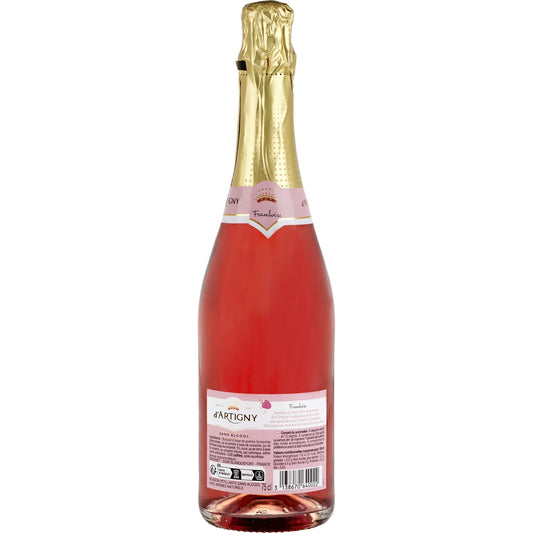 Boisson Effervescente Sans Alcool Saveur Framboise D'ARTIGNY 