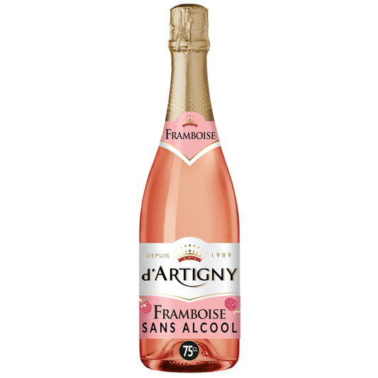 Boisson Effervescente Sans Alcool Saveur Framboise D'ARTIGNY 