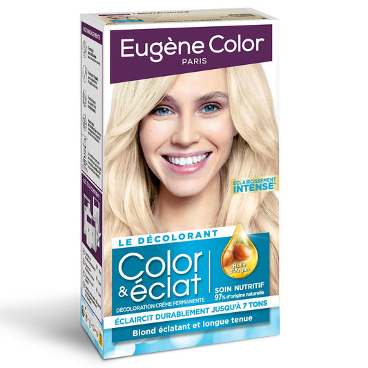 Décoloration Eclaircissement Intense pour Cheveux Color & Éclat EUGENE COLOR la boite