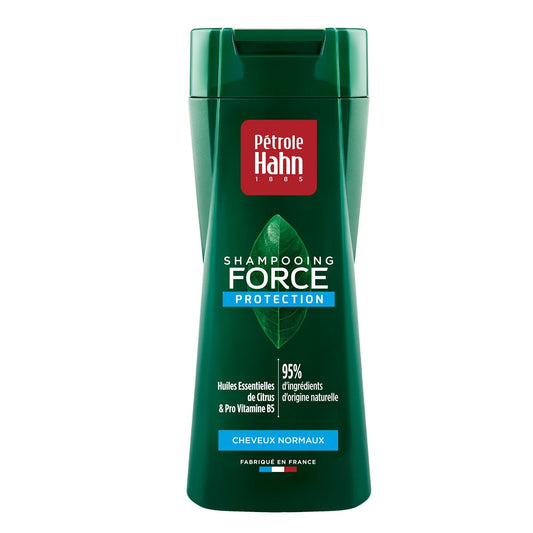 Shampoing Homme Force Protection Cheveux Normaux Huiles Essentielles de Citrus et Pro-Vitamine B5 PETROLE HAHN le flacon de 250mL