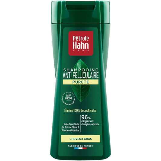 Shampoing Homme Antipelliculaire Cheveux Gras Classique PETROLE HAHN le flacon de 250mL