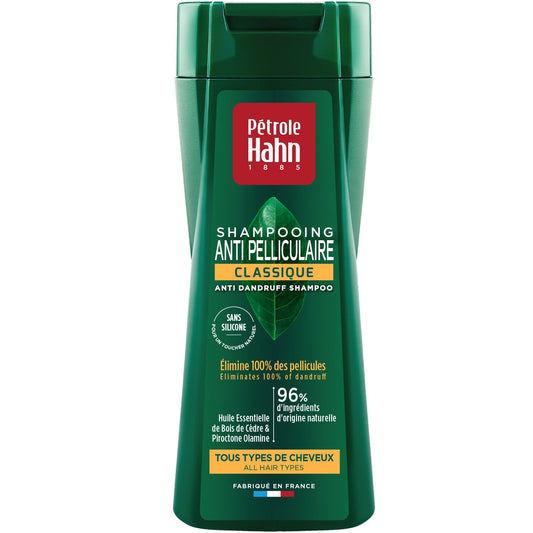 Shampoing Homme Antipelliculaire Cheveux Normaux Huiles Essentielles de Citrus et Zinc Pyrithione PETROLE HAHN le flacon de 250mL