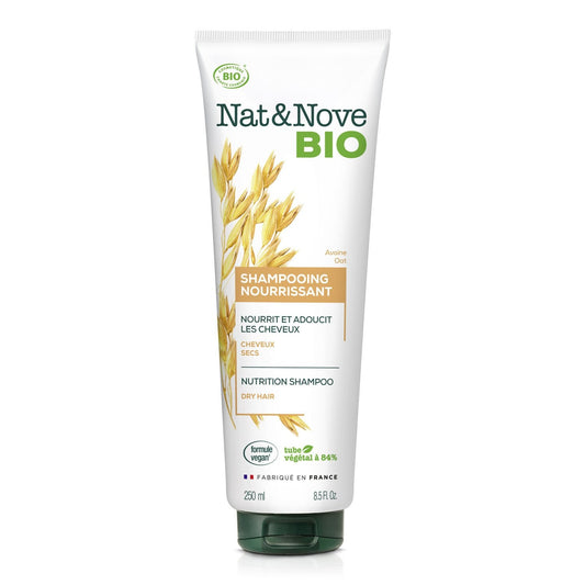 Shampoing Nourrissant Cheveux Secs Avoine Bio NAT&NOVE BIO le tube de 200mL