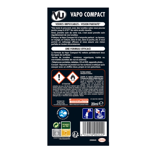 Nettoyant Optique Multi-usages Spray Vapo Compact VU 
