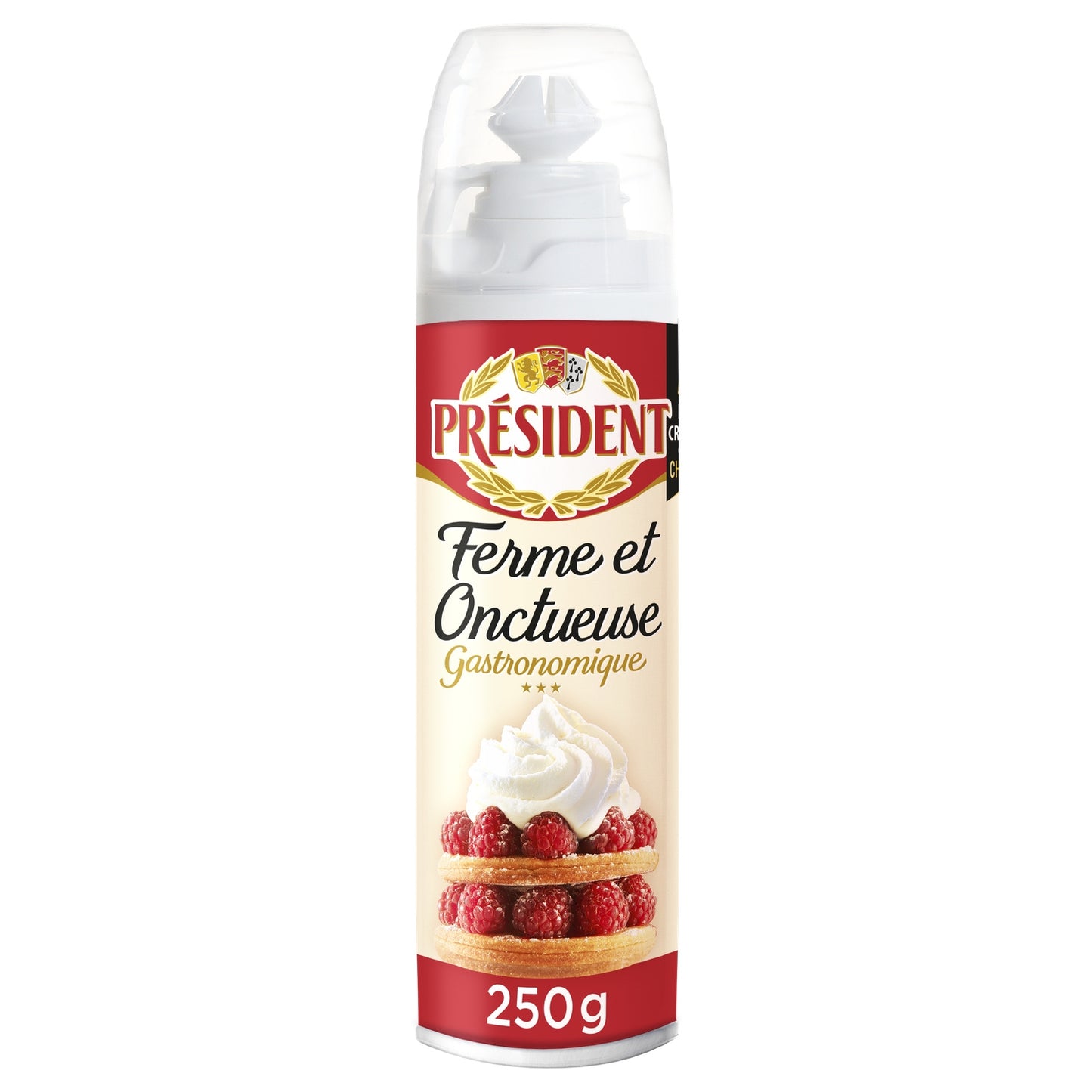 Crème Fouettée Ferme et Onctueuse Entière PRESIDENT 