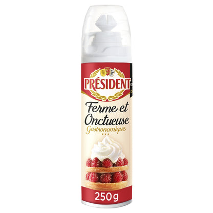 Crème Fouettée Ferme et Onctueuse Entière PRESIDENT 