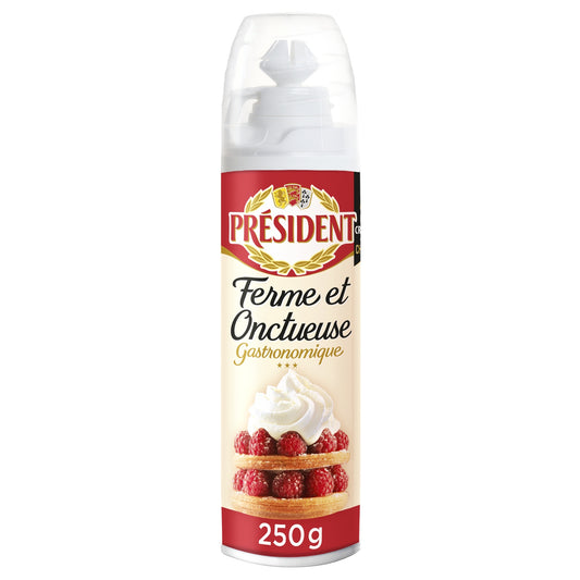 Crème Fouettée Ferme et Onctueuse Entière PRESIDENT 