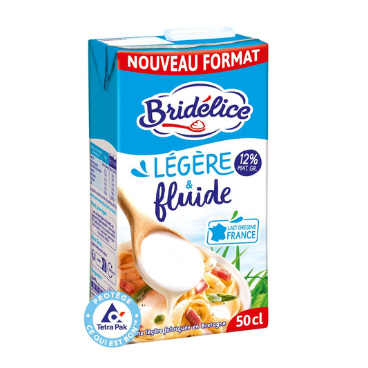 BRIDELICE UHT Sterilized 12% Mg Light and Fluid Cream
