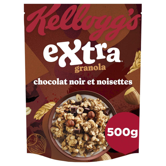 KELLOGG'S Extra Dark Chocolate Hazelnut Cereal