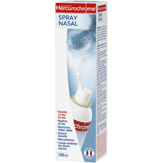 Spray Nasal Nasal Eau de Mer MERCUROCHROME le spray de 150mL