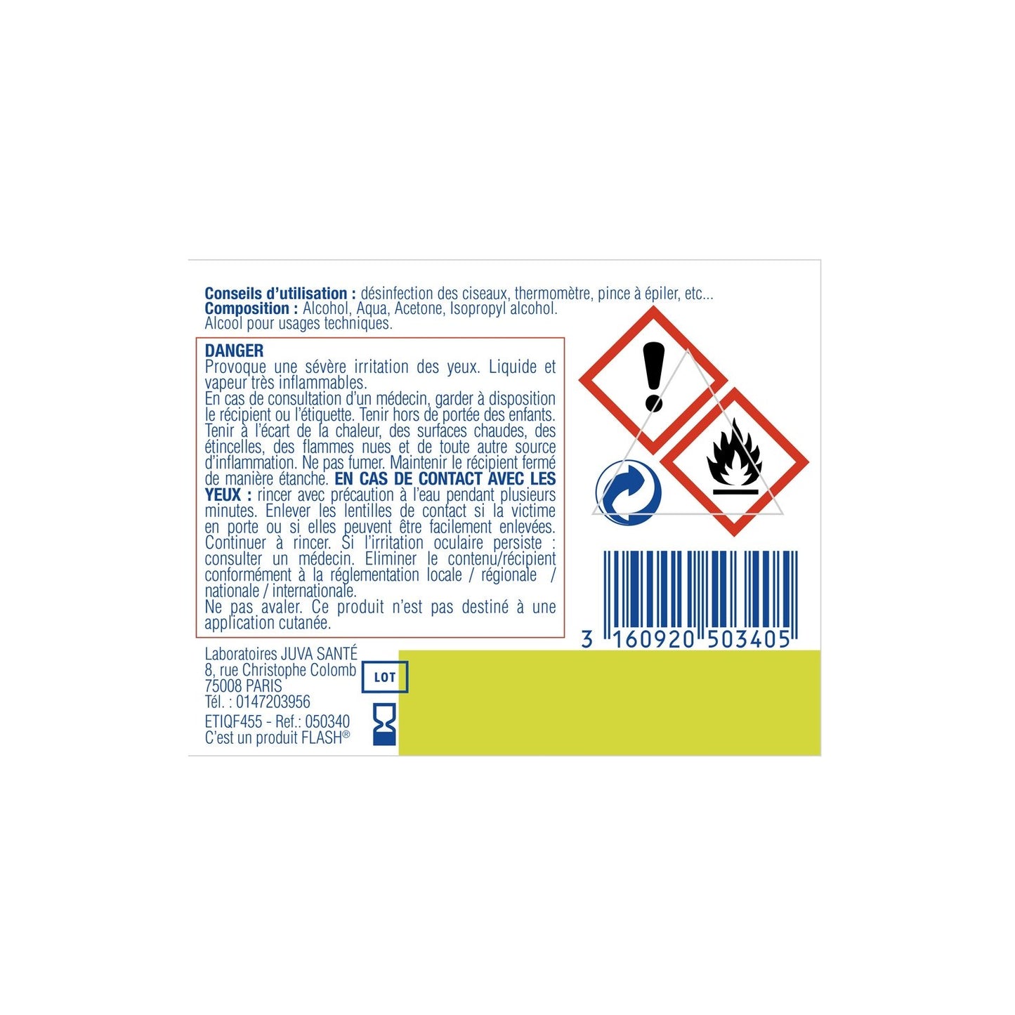 Alcool Modifié 90% Vol MERCUROCHROME