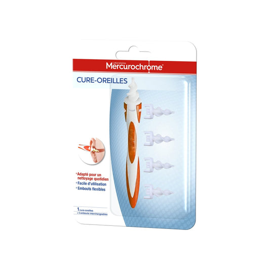 MERCUROCHROME Ear Cleaner with Interchangeable Tips