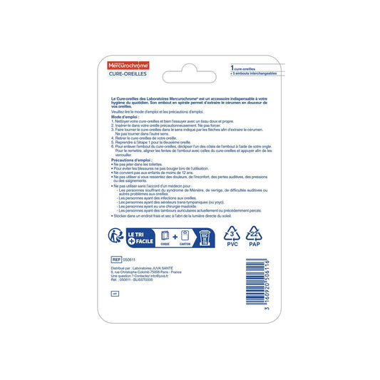 MERCUROCHROME Ear Cleaner with Interchangeable Tips