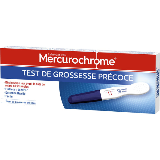 Test de Grossesse Précoce MERCUROCHROME 