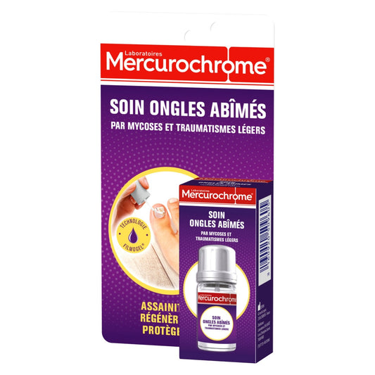 Traitement Mycoses Ou Traumatismes MERCUROCHROME la boite de 3,3 ml