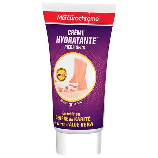 MERCUROCHROME Moisturizing Dry Foot Cream with Shea Butter and Aloe Vera Extract