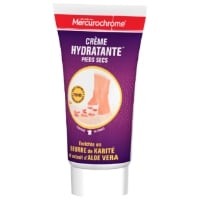 Crème Pieds Secs Hydratante Beurre de Karité et Extrait d'Aloe Vera MERCUROCHROME le tube de 75 ml