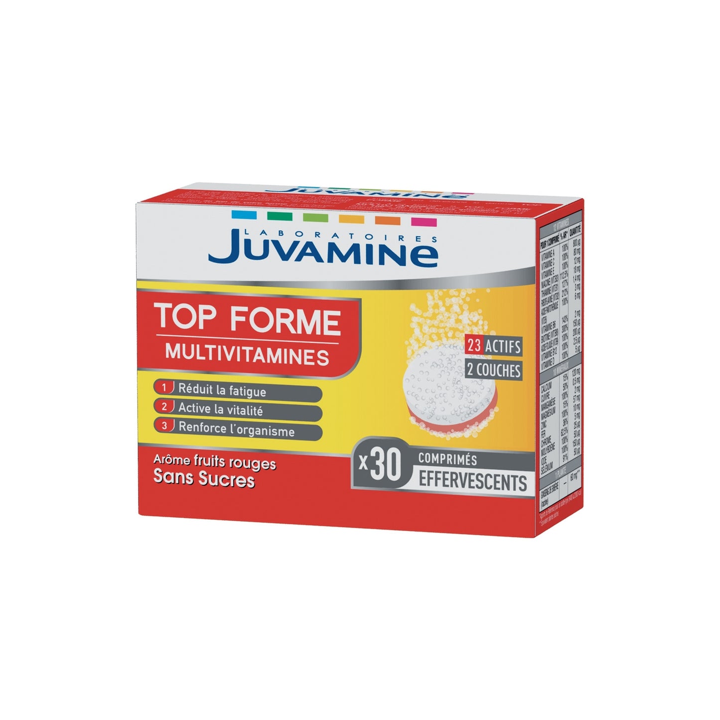 Complément alimentaire tope forme , multivitaminés LABORATOIRES JUVAMINE 