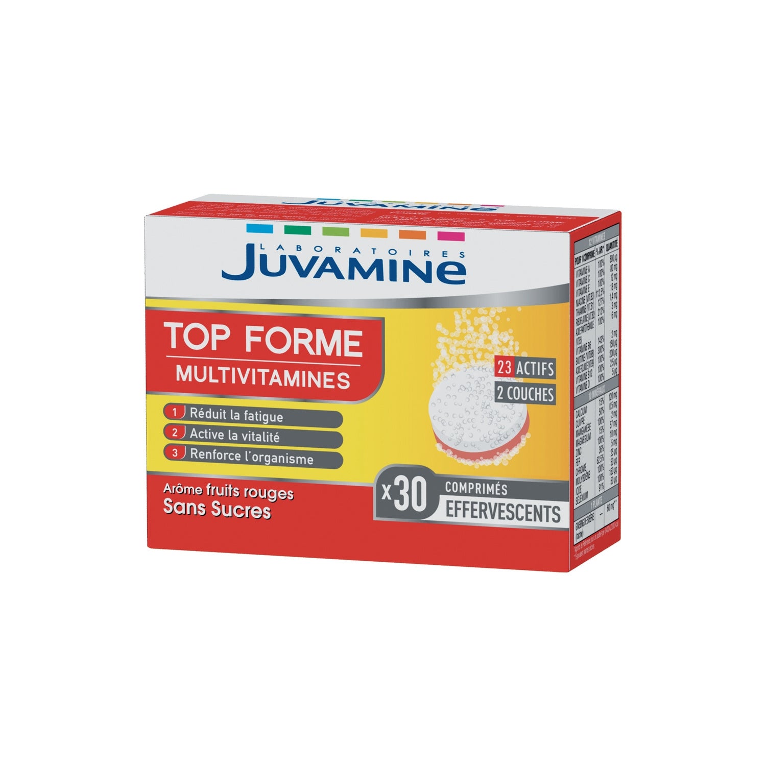 Complément alimentaire tope forme , multivitaminés LABORATOIRES JUVAMINE 
