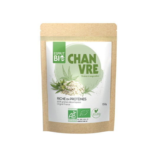 Organic Shelled Hemp Seeds ESPRIT BIO