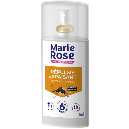 Anti-Moustiques Aérosol Répulsif et Apaisant Protection 6h MARIE ROSE le spray de 100 ml