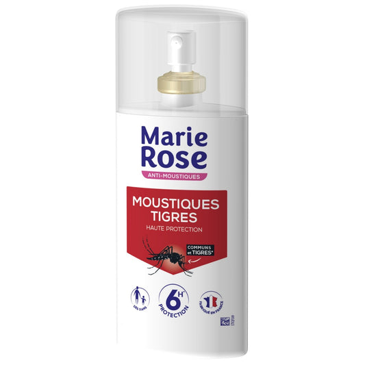 Anti-Moustiques Répulsif Protection 6h Efficace Zones Tropicales MARIE ROSE le spray de 100 ml