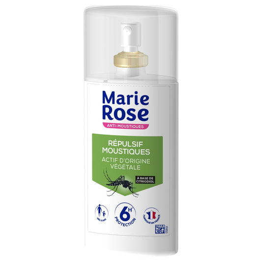 Répulsif Moustiques Actif d'Origine Végétale MARIE ROSE le flacon de 100ml